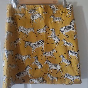 Ann Taylor zebra skirt